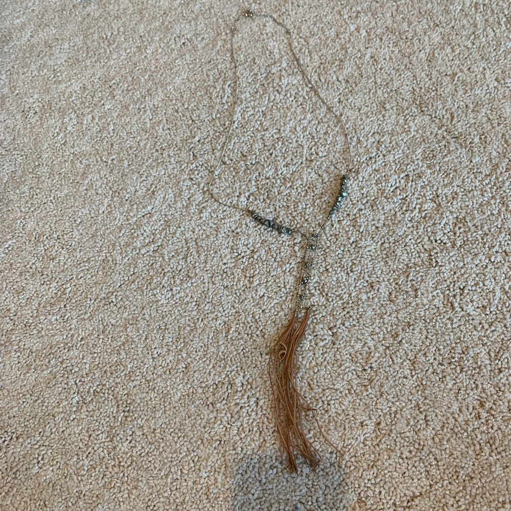 Long necklace!